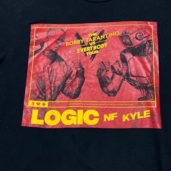 Logic The Bobby Tarantino vs Everybody Tour Tee Size Large - Picture 2 of 4